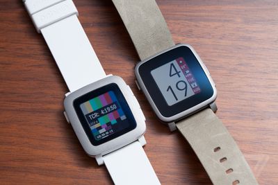 Pebble Time Steel photos